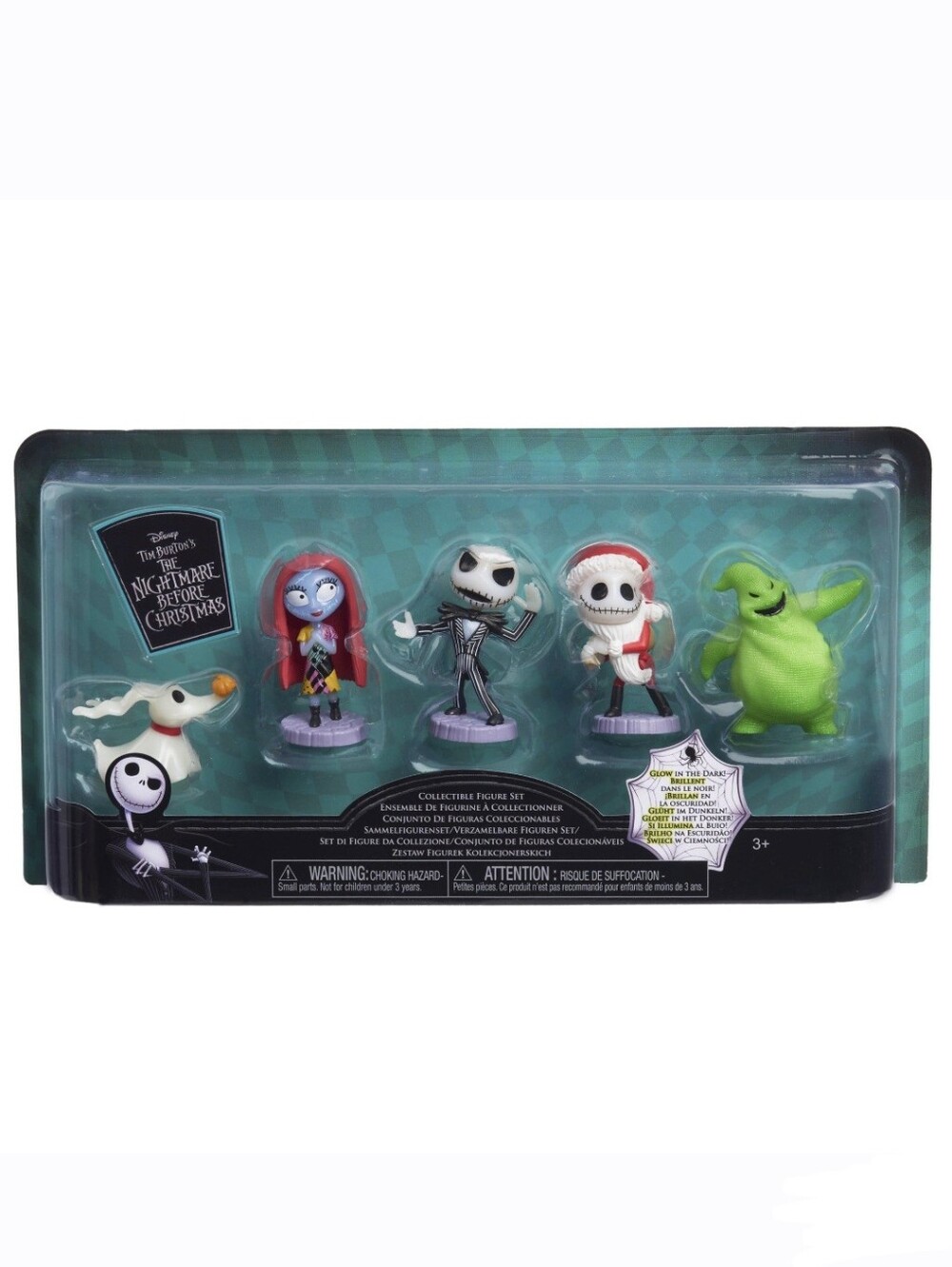 Disney Tim Burton's The Nightmare Before Christmas Collectible Figure Set, 6 cm